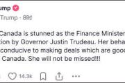 主张对美强硬的加财长辞职，特朗普：是被“加拿大州长”开除的-中石化加油卡网上营业厅官网